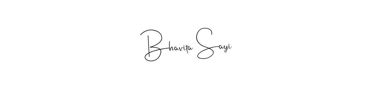 Make a beautiful signature design for name Bhavita Sayi. Use this online signature maker to create a handwritten signature for free. Bhavita Sayi signature style 4 images and pictures png