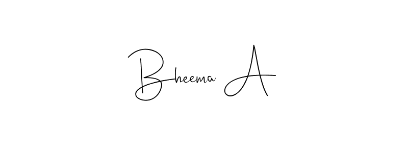 You should practise on your own different ways (Andilay-7BmLP) to write your name (Bheema A) in signature. don't let someone else do it for you. Bheema A signature style 4 images and pictures png