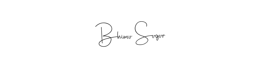 Use a signature maker to create a handwritten signature online. With this signature software, you can design (Andilay-7BmLP) your own signature for name Bhimu Sugur. Bhimu Sugur signature style 4 images and pictures png