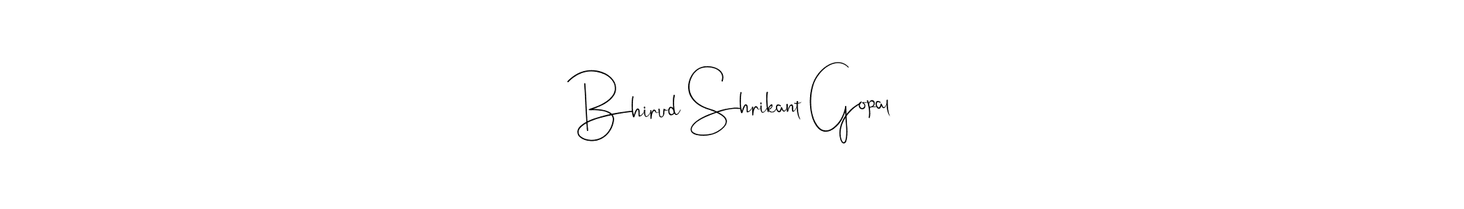 You can use this online signature creator to create a handwritten signature for the name Bhirud Shrikant Gopal. This is the best online autograph maker. Bhirud Shrikant Gopal signature style 4 images and pictures png