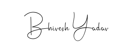 Make your name Bhivesh Yadav memorable on every contract using Andilay-7BmLP autograph style. Instant transparent background export available. Bhivesh Yadav signature style 4 images and pictures png