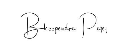 The Andilay-7BmLP typeface gives name Bhoopendra Patel a refined look. Suitable for certificates, diplomas, and official verification. Bhoopendra Patel signature style 4 images and pictures png