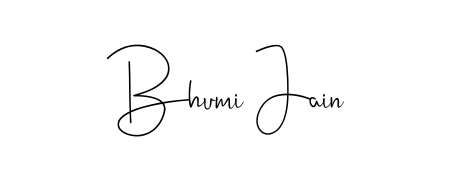 If you are searching for the best signature style for your name Bhumi Jain, here we have designed multiple signature styles using Andilay-7BmLP. Bhumi Jain signature style 4 images and pictures png