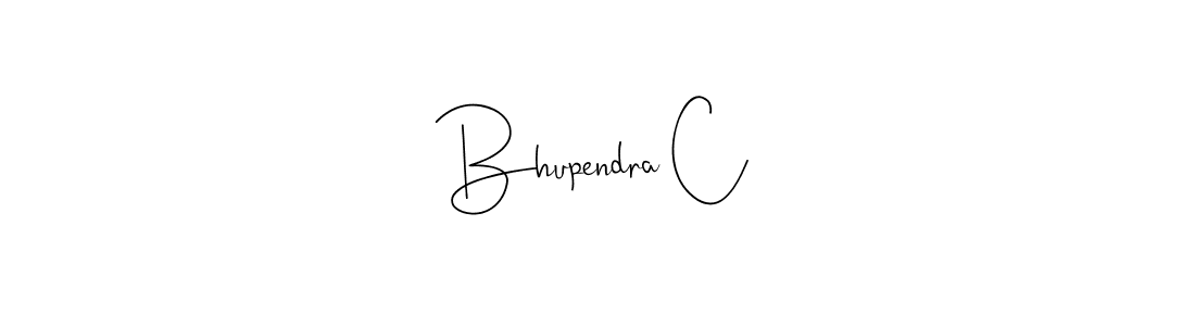 Make a beautiful signature design for name Bhupendra C. With this signature (Andilay-7BmLP) style, you can create a handwritten signature for free. Bhupendra C signature style 4 images and pictures png