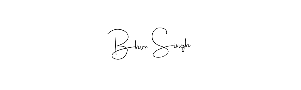 Bhur Singh stylish signature style. Best Handwritten Sign (Andilay-7BmLP) for my name. Handwritten Signature Collection Ideas for my name Bhur Singh. Bhur Singh signature style 4 images and pictures png