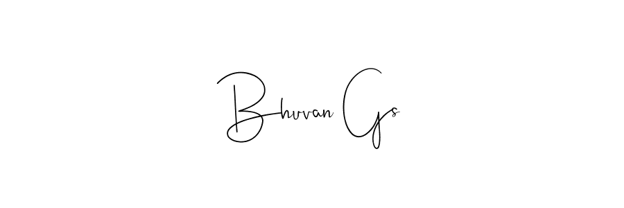This is the best signature style for the Bhuvan Gs name. Also you like these signature font (Andilay-7BmLP). Mix name signature. Bhuvan Gs signature style 4 images and pictures png