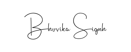 Give your name Bhuvika Signh an exquisite flair with the Andilay-7BmLP script font. Ideal for contracts, resumes, and formal letterheads. Bhuvika Signh signature style 4 images and pictures png