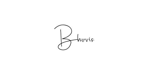 Use a signature maker to create a handwritten signature online. With this signature software, you can design (Andilay-7BmLP) your own signature for name Bhuvis. Bhuvis signature style 4 images and pictures png