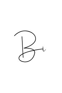 Make a beautiful signature design for name Bi. With this signature (Andilay-7BmLP) style, you can create a handwritten signature for free. Bi signature style 4 images and pictures png