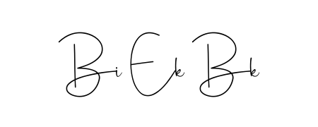 Create an unforgettable impression when signing with Bi Ek Bk name styled in Andilay-7BmLP typography. 100% free online generator. Bi Ek Bk signature style 4 images and pictures png