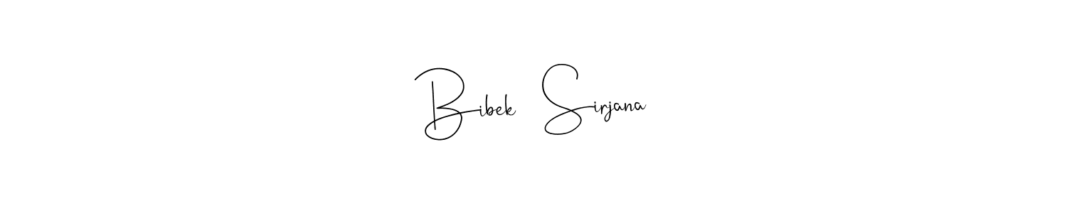 Make a beautiful signature design for name Bibek   Sirjana. Use this online signature maker to create a handwritten signature for free. Bibek   Sirjana signature style 4 images and pictures png