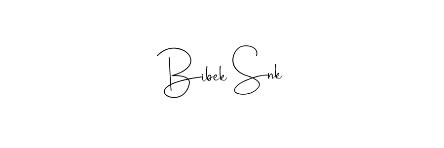 The best way (Andilay-7BmLP) to make a short signature is to pick only two or three words in your name. The name Bibek Snk include a total of six letters. For converting this name. Bibek Snk signature style 4 images and pictures png