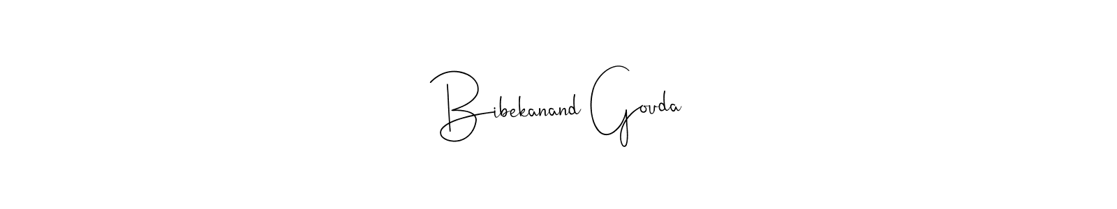 This is the best signature style for the Bibekanand Gouda name. Also you like these signature font (Andilay-7BmLP). Mix name signature. Bibekanand Gouda signature style 4 images and pictures png