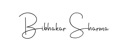 A modern signature idea for name Bibhakar Sharma using Andilay-7BmLP font. Clean strokes and elegant curves make it stand out instantly. Bibhakar Sharma signature style 4 images and pictures png
