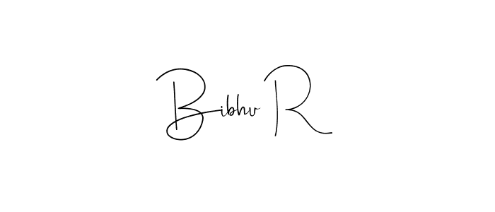 The best way (Andilay-7BmLP) to make a short signature is to pick only two or three words in your name. The name Bibhu R include a total of six letters. For converting this name. Bibhu R signature style 4 images and pictures png