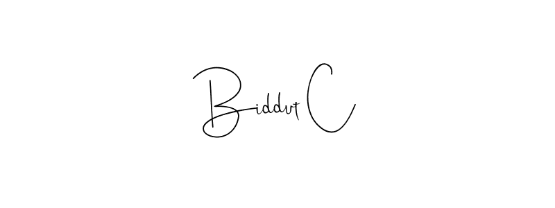 You should practise on your own different ways (Andilay-7BmLP) to write your name (Biddut C) in signature. don't let someone else do it for you. Biddut C signature style 4 images and pictures png