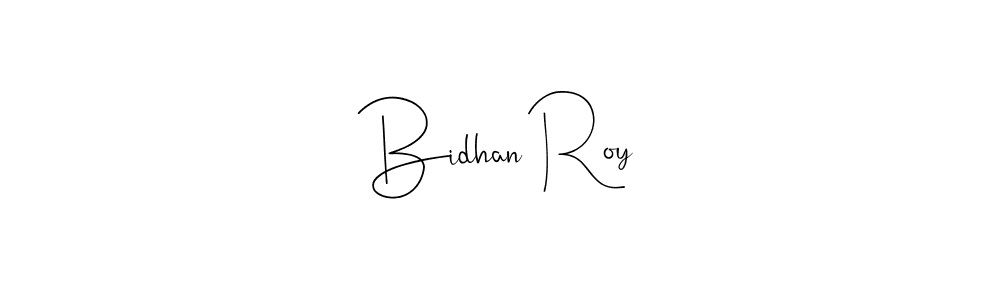 Bidhan Roy stylish signature style. Best Handwritten Sign (Andilay-7BmLP) for my name. Handwritten Signature Collection Ideas for my name Bidhan Roy. Bidhan Roy signature style 4 images and pictures png