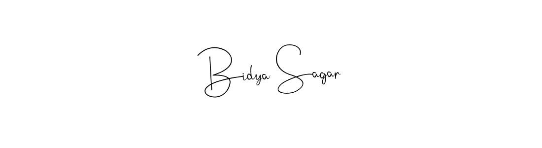 Use a signature maker to create a handwritten signature online. With this signature software, you can design (Andilay-7BmLP) your own signature for name Bidya Sagar. Bidya Sagar signature style 4 images and pictures png