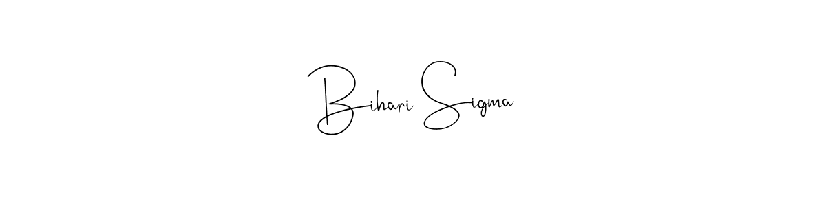 Also You can easily find your signature by using the search form. We will create Bihari Sigma name handwritten signature images for you free of cost using Andilay-7BmLP sign style. Bihari Sigma signature style 4 images and pictures png