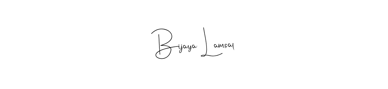 Also we have Bijaya Lamsal name is the best signature style. Create professional handwritten signature collection using Andilay-7BmLP autograph style. Bijaya Lamsal signature style 4 images and pictures png