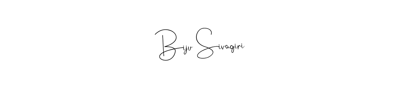 Biju Sivagiri stylish signature style. Best Handwritten Sign (Andilay-7BmLP) for my name. Handwritten Signature Collection Ideas for my name Biju Sivagiri. Biju Sivagiri signature style 4 images and pictures png