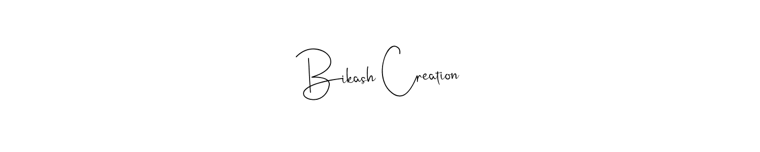 You should practise on your own different ways (Andilay-7BmLP) to write your name (Bikash Creation) in signature. don't let someone else do it for you. Bikash Creation signature style 4 images and pictures png