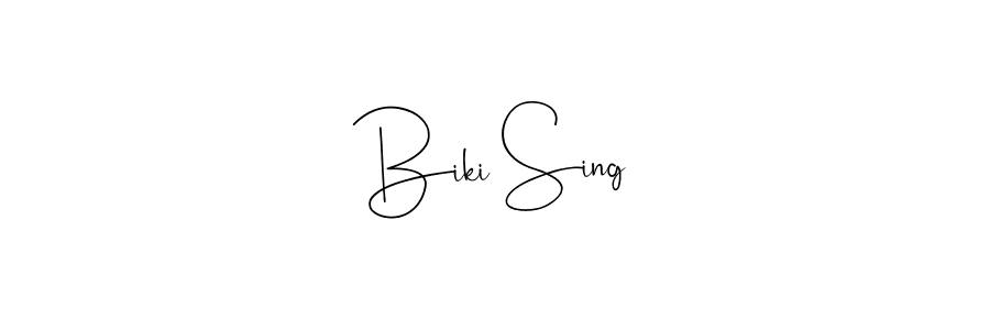 Once you've used our free online signature maker to create your best signature Andilay-7BmLP style, it's time to enjoy all of the benefits that Biki Sing name signing documents. Biki Sing signature style 4 images and pictures png