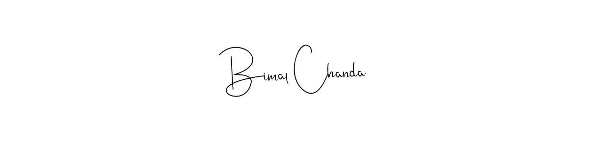 Make a beautiful signature design for name Bimal Chanda. Use this online signature maker to create a handwritten signature for free. Bimal Chanda signature style 4 images and pictures png