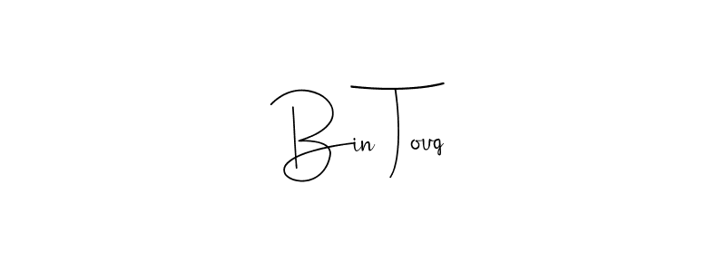 You can use this online signature creator to create a handwritten signature for the name Bin Touq. This is the best online autograph maker. Bin Touq signature style 4 images and pictures png