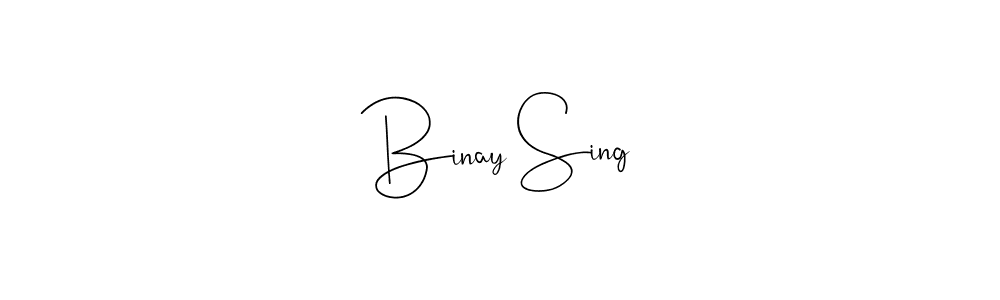 How to make Binay Sing name signature. Use Andilay-7BmLP style for creating short signs online. This is the latest handwritten sign. Binay Sing signature style 4 images and pictures png