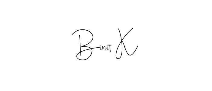 Once you've used our free online signature maker to create your best signature Andilay-7BmLP style, it's time to enjoy all of the benefits that Binit K name signing documents. Binit K signature style 4 images and pictures png