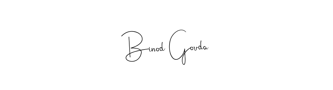 Binod Gouda stylish signature style. Best Handwritten Sign (Andilay-7BmLP) for my name. Handwritten Signature Collection Ideas for my name Binod Gouda. Binod Gouda signature style 4 images and pictures png