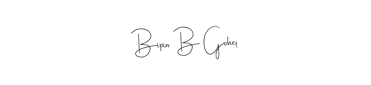 Also You can easily find your signature by using the search form. We will create Bipin B Gohel name handwritten signature images for you free of cost using Andilay-7BmLP sign style. Bipin B Gohel signature style 4 images and pictures png
