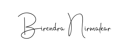 Download transparent PNG signature for name Birendra Nirmalkar styled with Andilay-7BmLP font. Ready to paste directly into PDF and Word agreements. Birendra Nirmalkar signature style 4 images and pictures png