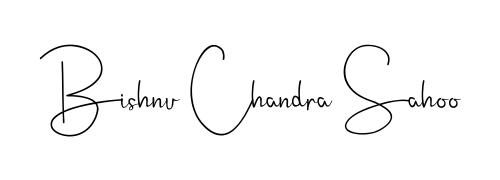Upgrade your professional image with Bishnu Chandra Sahoo signature created with Andilay-7BmLP font. Fast, free, and watermark-free download. Bishnu Chandra Sahoo signature style 4 images and pictures png