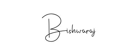 Create a personalized artistic stamp with Bishwaraj in Andilay-7BmLP font. Perfect for visual artists, designers, and influencers. Bishwaraj signature style 4 images and pictures png