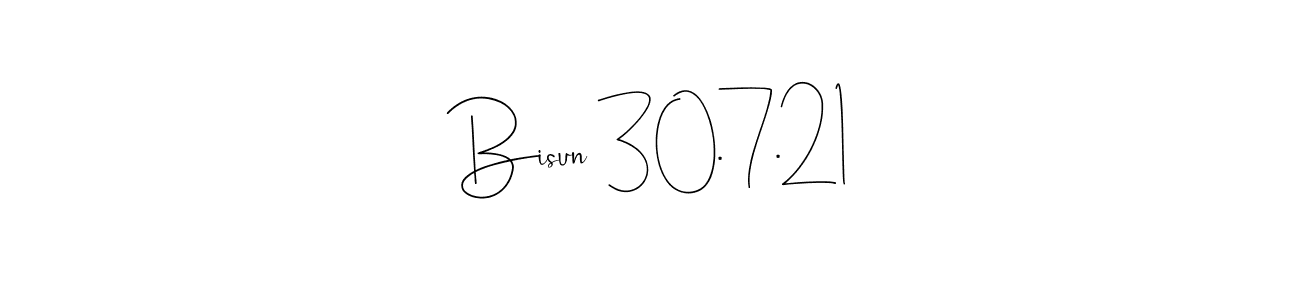 The best way (Andilay-7BmLP) to make a short signature is to pick only two or three words in your name. The name Bisun 30.7.21 include a total of six letters. For converting this name. Bisun 30.7.21 signature style 4 images and pictures png