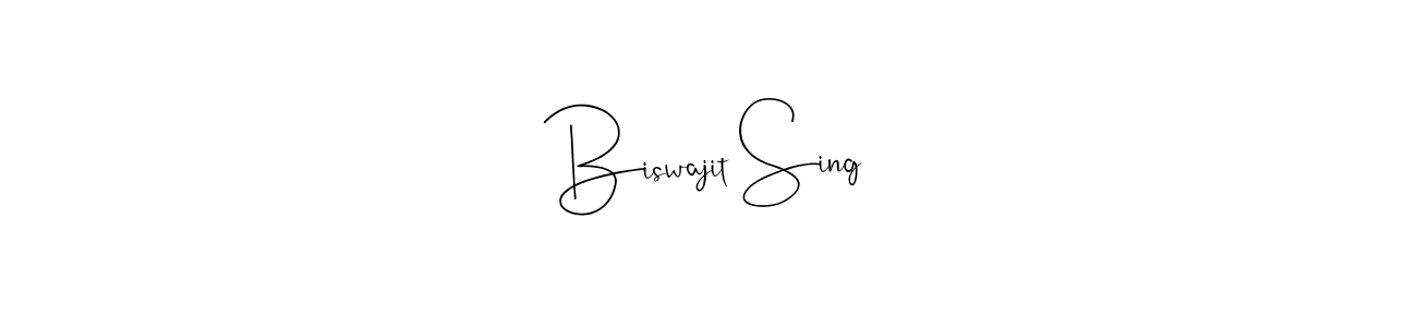Create a beautiful signature design for name Biswajit Sing. With this signature (Andilay-7BmLP) fonts, you can make a handwritten signature for free. Biswajit Sing signature style 4 images and pictures png