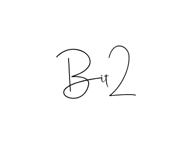 Also You can easily find your signature by using the search form. We will create Bit2 name handwritten signature images for you free of cost using Andilay-7BmLP sign style. Bit2 signature style 4 images and pictures png