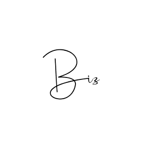 Create a beautiful signature design for name Biz. With this signature (Andilay-7BmLP) fonts, you can make a handwritten signature for free. Biz signature style 4 images and pictures png