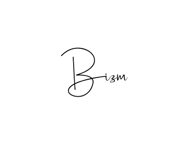 You should practise on your own different ways (Andilay-7BmLP) to write your name (Bizm) in signature. don't let someone else do it for you. Bizm signature style 4 images and pictures png