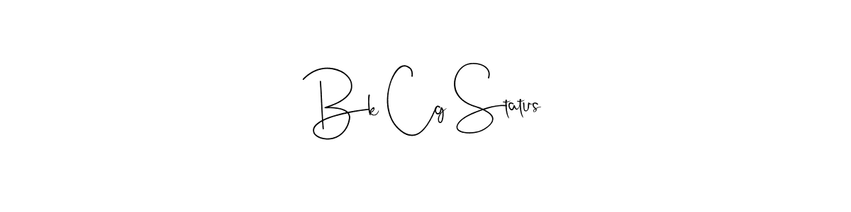 It looks lik you need a new signature style for name Bk Cg Status. Design unique handwritten (Andilay-7BmLP) signature with our free signature maker in just a few clicks. Bk Cg Status signature style 4 images and pictures png