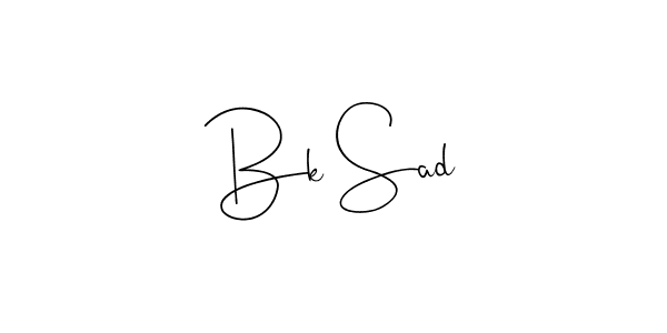 Here are the top 10 professional signature styles for the name Bk Sad. These are the best autograph styles you can use for your name. Bk Sad signature style 4 images and pictures png