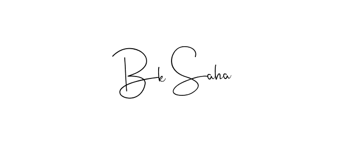 You can use this online signature creator to create a handwritten signature for the name Bk Saha. This is the best online autograph maker. Bk Saha signature style 4 images and pictures png