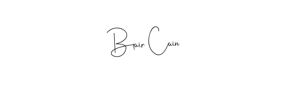 Make a beautiful signature design for name Blair Cain. Use this online signature maker to create a handwritten signature for free. Blair Cain signature style 4 images and pictures png