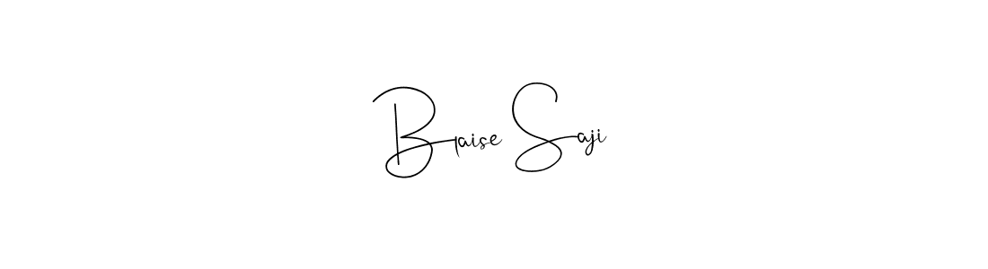 Also we have Blaise Saji name is the best signature style. Create professional handwritten signature collection using Andilay-7BmLP autograph style. Blaise Saji signature style 4 images and pictures png