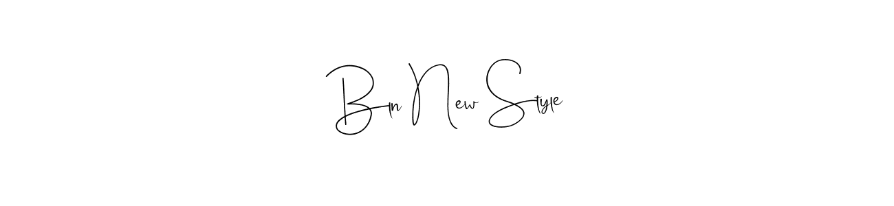 How to Draw Bln New Style signature style? Andilay-7BmLP is a latest design signature styles for name Bln New Style. Bln New Style signature style 4 images and pictures png