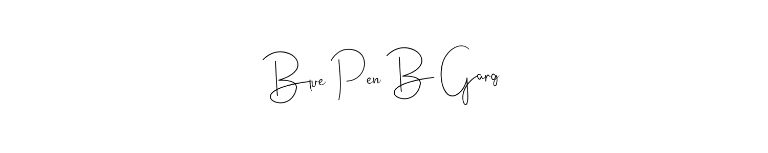 You can use this online signature creator to create a handwritten signature for the name Blue Pen B Garg. This is the best online autograph maker. Blue Pen B Garg signature style 4 images and pictures png