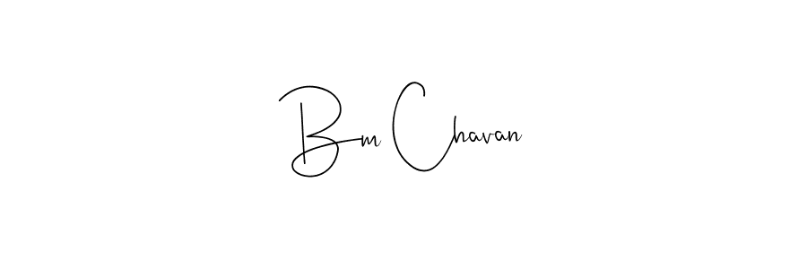 It looks lik you need a new signature style for name Bm Chavan. Design unique handwritten (Andilay-7BmLP) signature with our free signature maker in just a few clicks. Bm Chavan signature style 4 images and pictures png