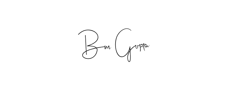 Best and Professional Signature Style for Bm Gupta. Andilay-7BmLP Best Signature Style Collection. Bm Gupta signature style 4 images and pictures png